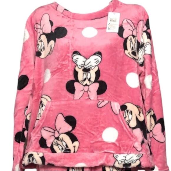 Minnie Mouse Women's 2 Piece Fleece Pajama Set - Picture 3 of 12